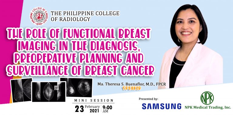 Webinar : The Role of Functional Breast Imaging in the diagnosis, preoperative planning and surveillance of Breast Cancer