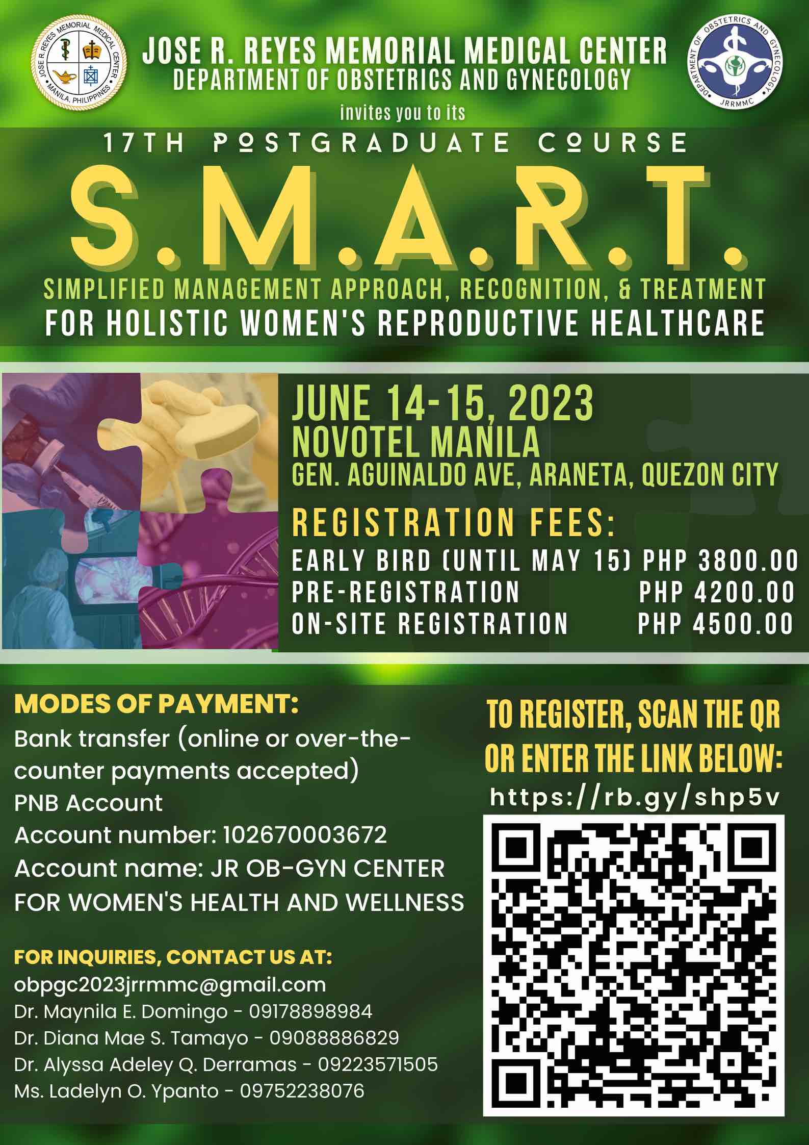 Jose R Reyes Memorial Medical Center Department Of Obstetric And 